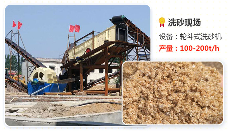 輪式洗砂機(jī)產(chǎn)量高、效果好